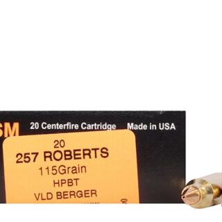 HSM Trophy Gold Ammo 257 Roberts +P 115 Gr has become known as one of the top ammo makers in the country.