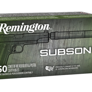 Remington Subsonic Ammunition 9mm Luger