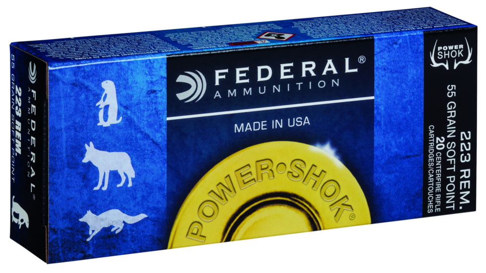 Federal Premium Power-Shok 223 Remington 55 grain
